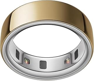 · Size 11 – Smart Ring | Wearable Sleep Tracker | Heart Rate | Fitness Tracker | Up to 8 Days of Battery Life - Gold - Oura Ring 4