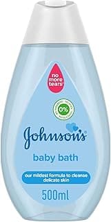 Johnson's Baby Bath, no more tears formula, specially developed to gently cleanse your baby’s delicate skin without drying it, 500ml (Packaging may vary)