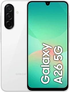 Samsung Galaxy A26 Dual-SIM 256GB ROM + 8GB RAM (GSM Only | No CDMA) Factory Unlocked 5G Smartphone (White) - International Version