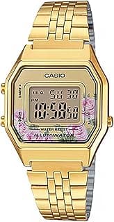 Casio Women Digital Watch With Stainless Steel Bracelet La680Wa-1B