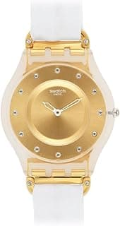 Swatch Women's SFK374G White Silk Bimaterial Watch