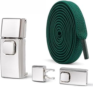 Elastic No-Tie Shoelaces – Slip-On Design for Trainers & Running Shoes, Quick-Lock White Laces for Men, Women, Kids