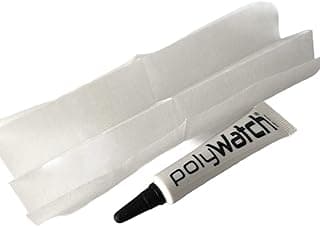 Polywatch Polish Plastic/Acrylic Watch Glasses Repair 5ml with W5 Wipe Cleaner