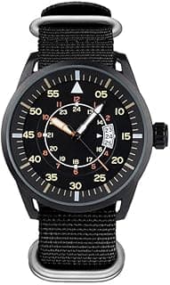 FasionSA- ADDIESDIVE Quartz Watch For Men MY-JD1508 Sports Hardlex Dial Window 50M waterprosof Nylon Strap Relogioss