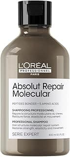 L’Oréal Professionnel | Absolut Repair Molecular Shampoo | Sulfate-Free | Deep Molecular Repair & Instant Transformation | For All Damaged Hair Types | SERIE EXPERT