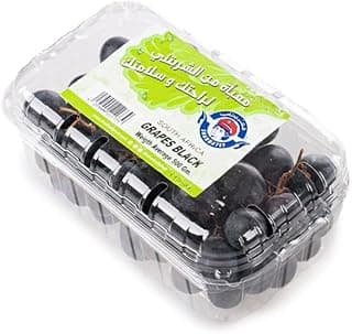 Fresh Black Grapes Import 500g