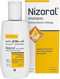 Nizoral Shampoo 100 ml, Anti-Dandruff Treatment Shampoo, Exfoliates the Scalp and Removes Flakes