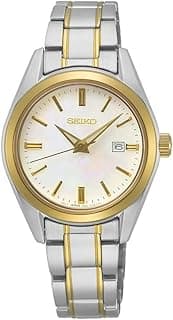 Seiko Damen-Uhr Quarz Edelstahl mit Edelstahlband SUR632P1