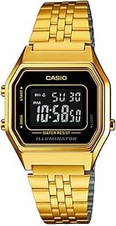 Casio Women Digital Watch With Stainless Steel Bracelet La680Wa-1B