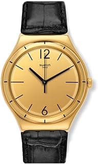 Swatch After Dinner Quartz Gold Dial Watch YWG100