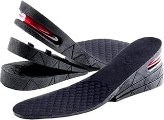 GOHO GOHO 5 cm Height Increase Shoe Insoles for Men and Women - Air Cushion, Breathable, Supportive, Comfortable, Invisible