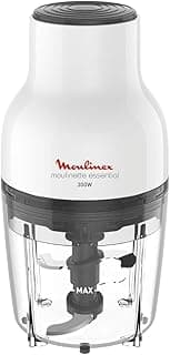 MOULINEX Vegetable Chopper | Moulinette Essential Chopper | 300 W | 400 ml | White/Black | 2 Years Warranty | DJ520127