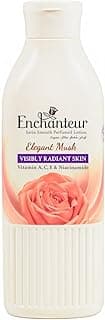Enchanteur Satin Smooth Perfumed Lotion - Elegant, New Look & Improved Formula, Enriched with Vitamin A, C, E, Niacinamide, Aloe Vera & Olive Butter, For Smooth & Radiant Skin, All Skin Types, 250ml