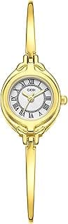 Gosasa Gosasa Classic Vintage Bangle-Style Women's Watch with Small Dial and Thin Strap Elegant Dress Analog Ladies Wristwatch Fashion Waterproof Quartz Women Gold Watch