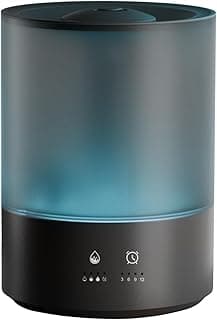 Oraimo 4L Smart Humidifiers for Bedroom Baby Room BPA Free, 3 Cool Mist Level |4 Timer Setting |7 Ambient Lights |Auto-Off |26dB Quiet |Up to 28H for 40 m2, Corrosion-Resistant Oil Diffuser for Home