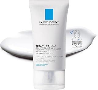 La Roche-Posay Effaclar MAT Mattifying Face Moisturizer; Face Moisturizing Cream Combating Shine & Reducing Pore Size for Acne-Prone Dry and Oily Skin 40ML