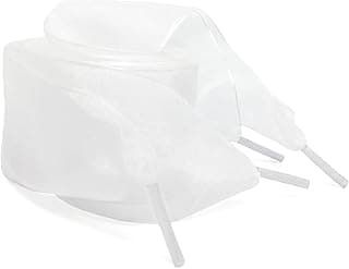 Flat Snow Yarn Shoe Laces: 4CM Wide Sheer Shoe Laces for Sneakers-1 Pair