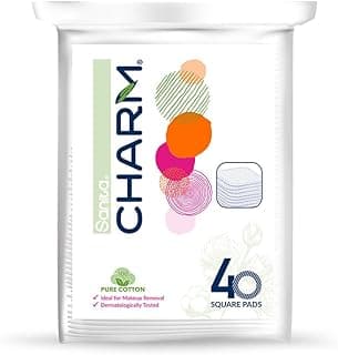 Sanita Club Make Up Square Pads, 40 Counts