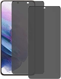 VIESUP Privacy Screen Tempered Glass for Samsung Galaxy S21+ 5G - [2pack] Ultra Thin Anti-Scratch Privacy Screen Protector for Galaxy S21+ 5G 6.7''