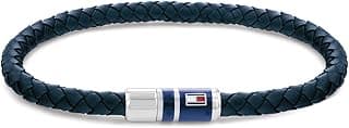 Tommy Hilfiger Tommy Hilfiger Jewelry Geflochtenes Lederarmband für Herren - Erhältlich aus Schwarz, Blau und Braun