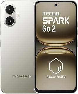 TECNO Spark Go 2, 6.67" 120Hz Display, 13MP Camera, 5000mAh Battery, 4GB+256GB, IP64 Water Resistant, 4G Dual SIM, Titanium Grey