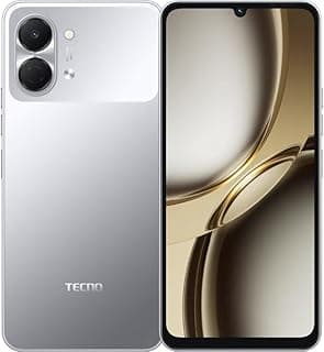Tecno spark go3 4+4GB RAM 128 Battery 5000mAH 4G Color Titanium Grey