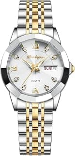 Poedagar Fashion Luxury Woman's Quartz Watch Waterproof Luminous Date Week Ladies Casual Watch Stainless Steel Elegant Women Watches