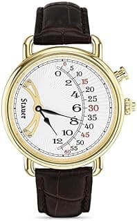Stauer Stauer Men's 1920s Retrograde Watch with Leather Band