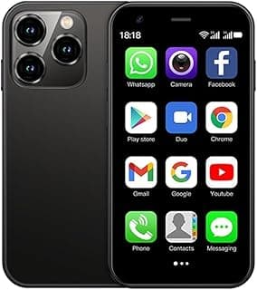 SOYES XS15 3G Mini Smartphone, Dual SIM Dual Standby WiFi 3 inch Phone, 2GB RAM 16GB ROM, 1000 MAh Battery, HD Pocket Phone (Black)