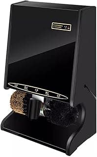 KLMKWIW KLMKWIW Automatic Shoe Polisher, Stainless Hotel Electric Induction Shoe Shiner, Electric Shoe Polisher Machine, Lobby Automatic Metal Leather Shoe Shiner, Shoe Machine for Public Occasions,F(E)
