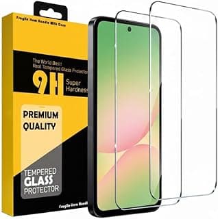 EKAM Screen Protector for Samsung Galaxy A57 5G - 6.7 Inch [2-Pack] Tempered Glass Film [9H Hardness] [Bubble Free] [Case Friendly] Screen Protector for Galaxy A57