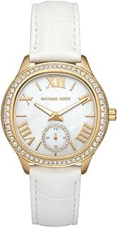 Michael Kors Sage Watch for Women, Quartz Movement with Stainless Steel or Leather Strap