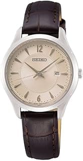 Seiko Noble Quartz Silver Dial Ladies Watch SUR427