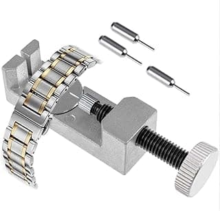 Watch Band Strap Repair Tool Set, Stainless Steel Adjustable Metal Strap Link Pin Spring Lever Remover Repair Tool for Watchmakers, Watch Shops, Watch Repairers, Home