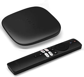 Xiaomi Mi TV Box S 3nd Gen, 2GB RAM + 32GB ROM, 4K Ultra HD Streaming Reproductive, Bluetooth, Wi-Fi, 3rd Generation, Black