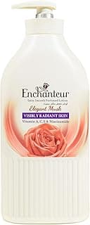 Enchanteur Satin Smooth- GorgeoUS Lotion With Aloe Vera & Olive Butter For Satin Smooth Skin, For All Skin Types, 750 ml