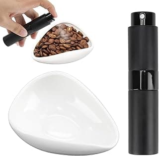 ToolHouse ToolHouse Coffee Bean Dosing Cup and Spray Bottle Set, Ceramic Coffee Bean Container for Vessel Espresso