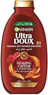 Garnier Ultra Doux Hammam Zeit InfUSed Shampoo With Healing Castor & Almond Oils, 400Ml