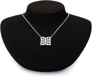 Woodten Woodten Microfiber Jewelry Bust Display Necklace Pendant Microfiber Jewelry Necklace Display Stand for Showcase(Black)