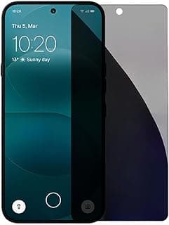[2 Pack] Fegishilly Privacy Screen Protector Compatible with Nothing Phone (4a) 2026 Tempered Glass, 9H Hardness Scratch Resistant Easy to Install Anti-Spy Screen Protector