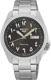 Seiko 5 Sports Automatic Arabic Grey Dial Watch For Men Srph47K1