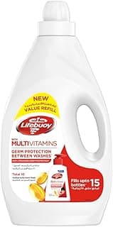 Lifebuoy Hand Wash Refill, Total 10, for 100% Stronger Germ Protection in 10 seconds, 3L