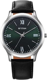 Titan Analog Green Dial Men's Casual Watch
