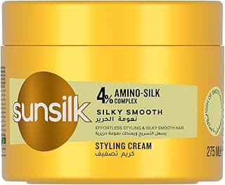 SUNSILK Styling Cream, Silky Smooth, for instantly stronger and touchably smoother hair, 275 ML