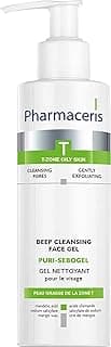 Pharmaceris T Puri-Sebogel Face Wash – 190ml | Deep Cleansing Gel for Acne-Prone & Oily Skin | Unclogs Pores, Controls Oil, Reduces Breakouts