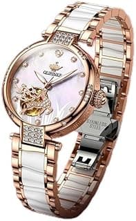 WATCHPRO - Luxury Women's Watches Automatic Mechanical Fashion Watch for Women Waterproof Ceramic Strap Ladies Gifts Relojs