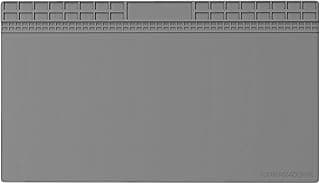 VESECCON Extra Large Silicone Soldering Mat (27.6"x15.7") - Heat Resistant Up to 932°F (500°C) | Non-Slip Workstation Mat for Electronics Repair, Watch Repair, PCB Soldering & DIY Projects | Anti-Static