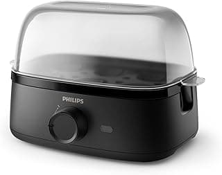 Philips Egg Cooker 3000 Series – 400W, Different cooking levels, Family size, Poached Egg – HD9137/91