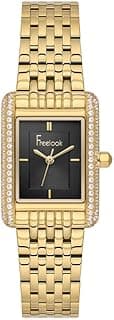 Freelook Paris Freelook - Charmant Women's Watch | Steel Case | Stainless Steel Band | Black & Rectangle Dial | Analog | Japanese Quartz | Mineral Glass | Premium Luxury Watch | Ideal Gift |Water Resistant 50 Meters
