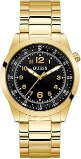 GUESS Women Analog Quartz Watch with Stainless Steel Strap GW0468L1